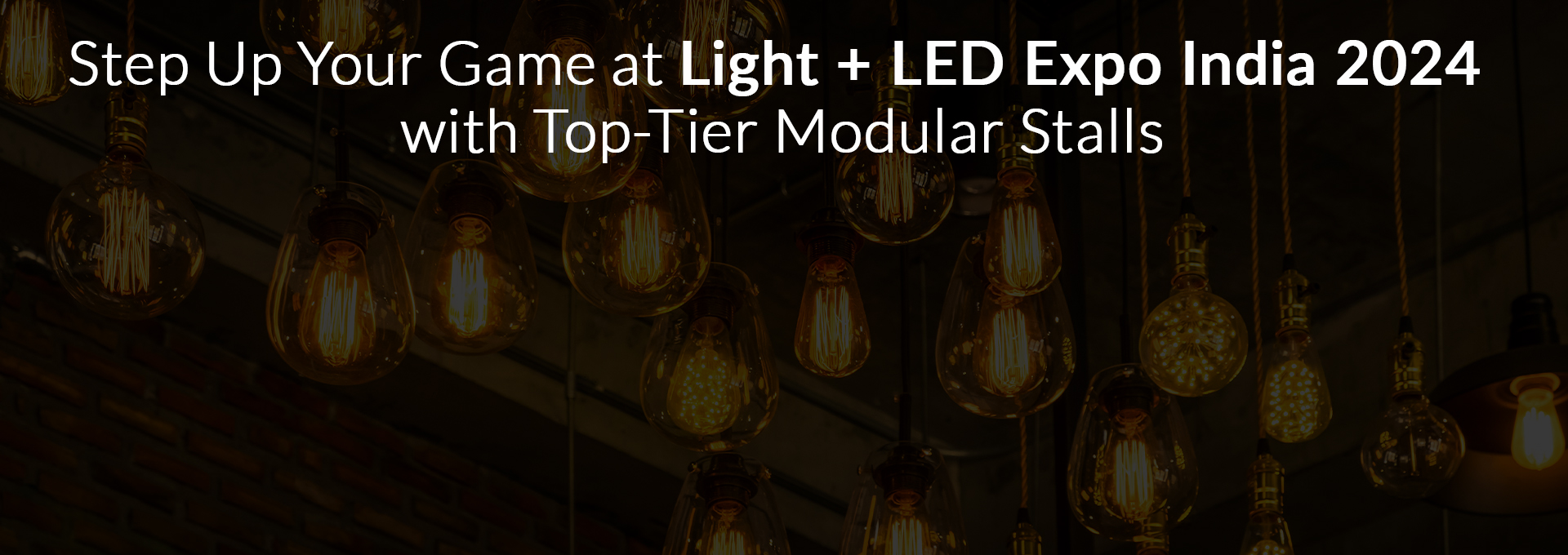 Modular Exhibition Stalls for the Light + LED Expo India