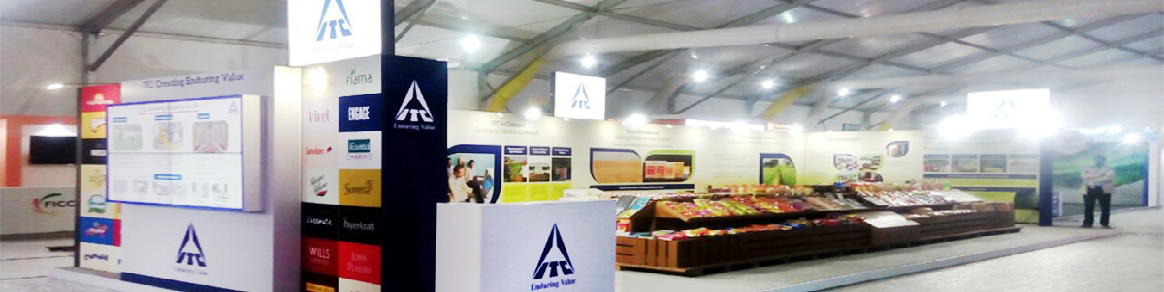 Our creative stand setup helped ITC Conglomerate achieve their business goals at the UP Summit